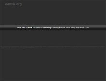 Tablet Screenshot of cowrie.org